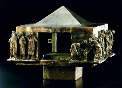Reliquiar - Vollfiguren Bronze