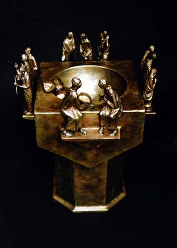 Weihwasserbecken - Bronze