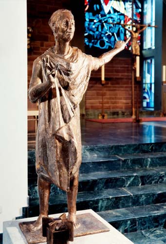 Skulptur - Bronze - Pfarrkirche St. Johannes