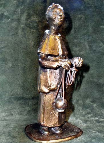 Meßdiener - Kleinplastik - Bronze
