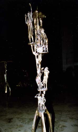 Osterleuchter - Bronze