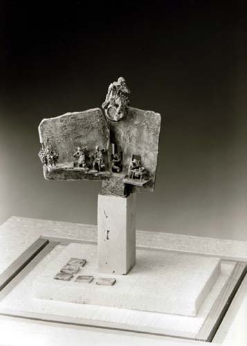 Schiffer- und Fährbrunnen - Bronze/Basalt