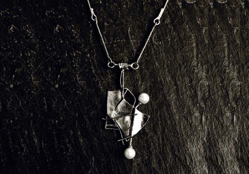 Collier und Kette - Gold Vollzuchtperlen