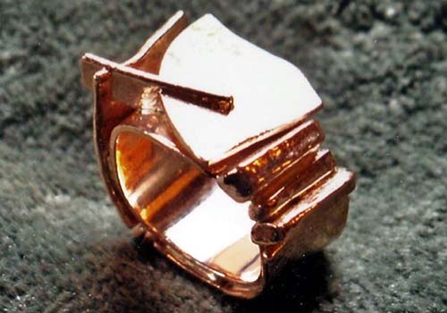 Damenring - Gold 585 / rose