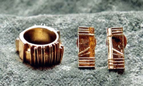 Ring mit Ohrschmuck - Gold 585